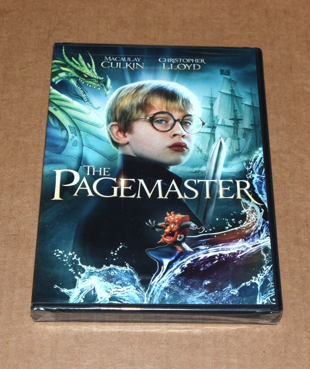 PAGEMASTER Macaulay Culkin Christopher Lloyd Fantasy Family Adventure DVD NEW